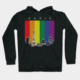 Paris LGBT Flag Hoodie